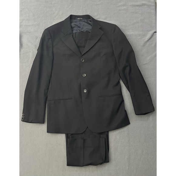 Armani Collezioni Other - Armani Collezioni Black 2 Piece Suit 38 Wool Made in Italy